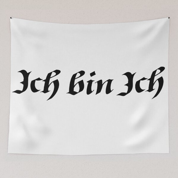 Item preview, Ich bin Ich (Black Text) designed and sold by KMGraphics99.