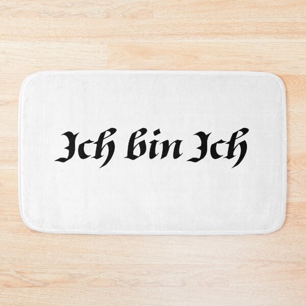 Item preview, Ich bin Ich (Black Text) designed and sold by KMGraphics99.