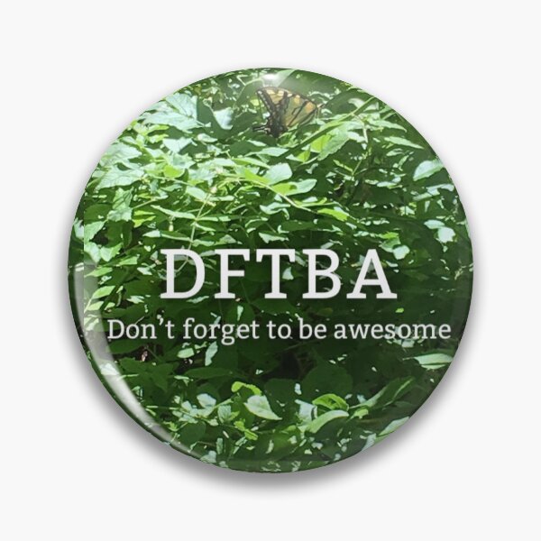 Item preview, Green DFTBA With Butterfly  designed and sold by Amanda1775.