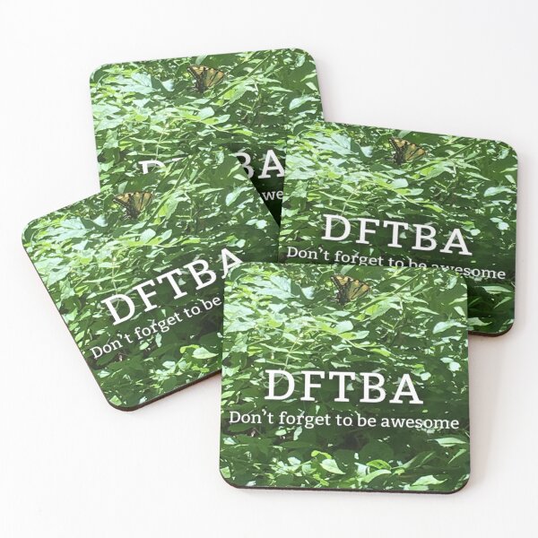 Item preview, Green DFTBA With Butterfly  designed and sold by Amanda1775.