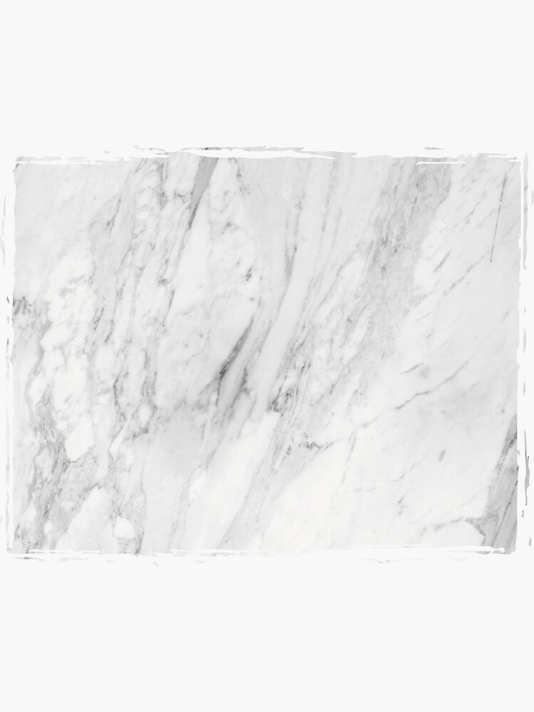 "White Marble" Sticker for Sale by SevillaPatterns Redbubble