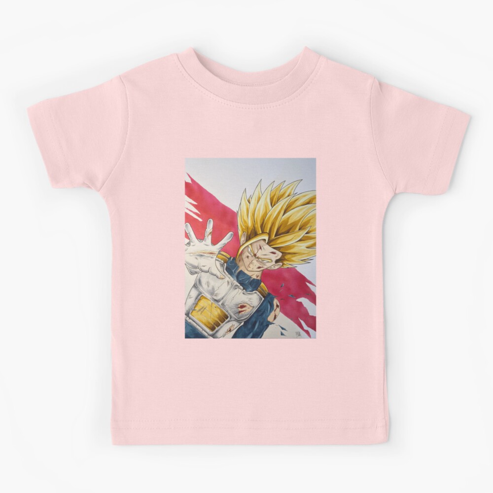 Kids Dragon Ball Z 'Vegeta  Battle Damaged' Short Sleeve