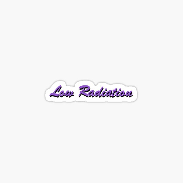 Low Radiation Sticker Sticker
