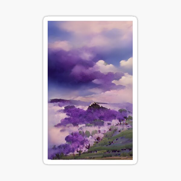 Lavender Sky Sticker