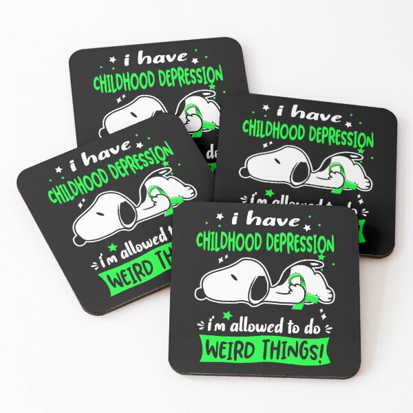 Item preview, I Have Childhood Depression I Am Allowed To Do WEIRD THINGS!  designed and sold by Wlsnpeggy.
