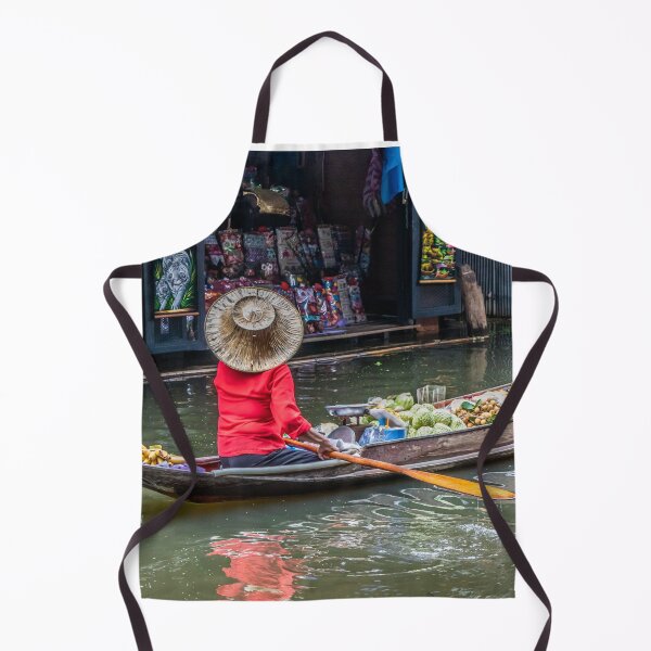 Item preview, Boat vendor, Damnoen Saduak floating market, Thailand designed and sold by Kevin Hellon.