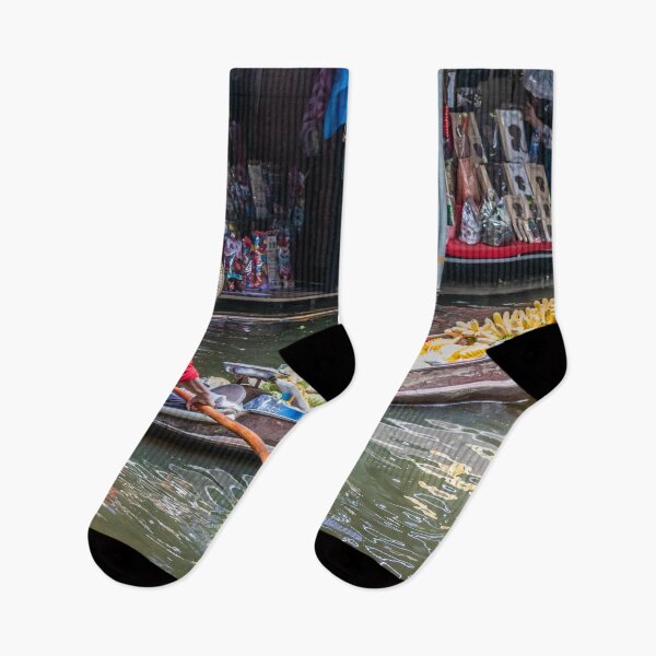 Item preview, Boat vendor, Damnoen Saduak floating market, Thailand designed and sold by Kevin Hellon.