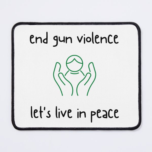 Item preview, stop gun violence slogans designed and sold by safelsdotcom.