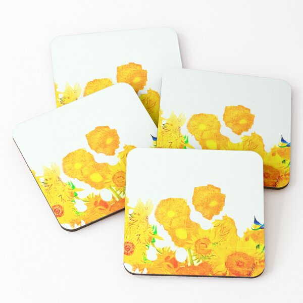 Item preview,  Van Gogh Sunflowers detail, oil painting illustration. [Digitally Enhanced by WatermarkNZ Press] designed and sold by CristalleLisa.