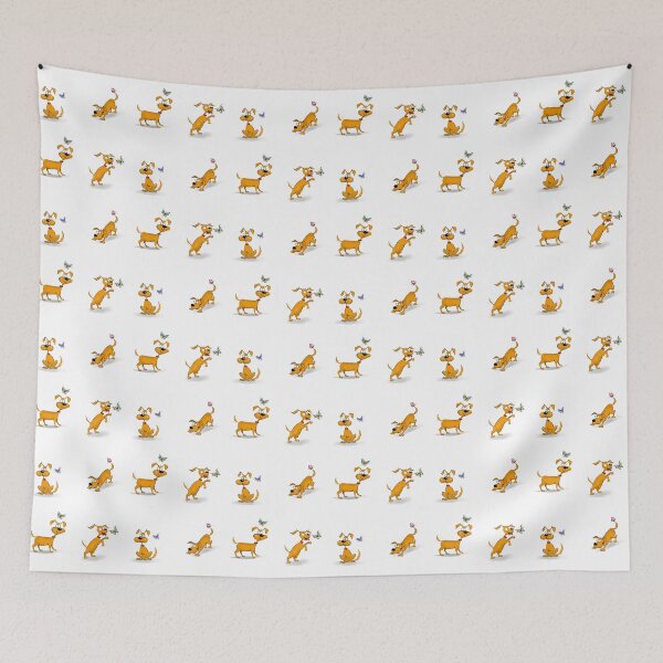 Item preview, BUTTERFLY Vs DOG designed and sold by TICKLYWITCH.