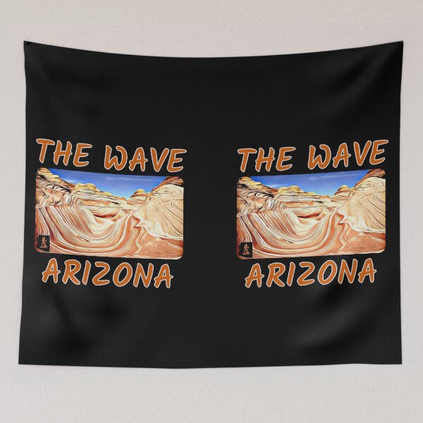 Item preview, The Wave Arizona Sandstone Rock Formation Hike  designed and sold by MojaveTradePost.