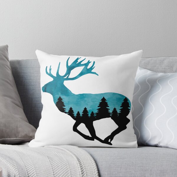 Item preview, Deer & Forest Silhouette | Running Stag | Nature | Wildlife | Outdoors designed and sold by Ravenvine.