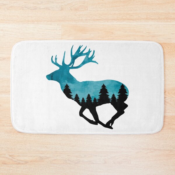 Item preview, Deer & Forest Silhouette | Running Stag | Nature | Wildlife | Outdoors designed and sold by Ravenvine.