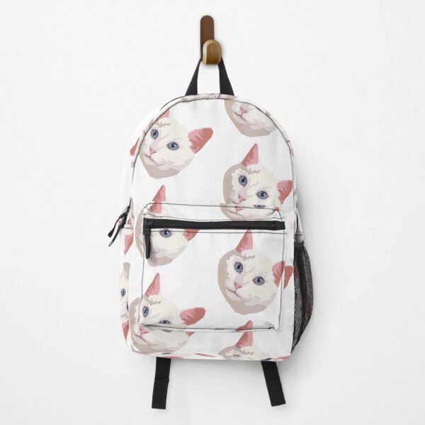 Item preview, Blue eyed white cat designed and sold by LeahcarsArt.