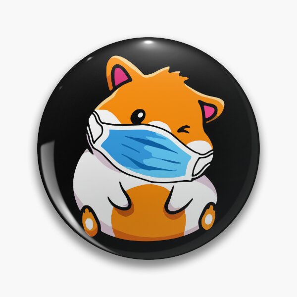 Aperçu de l'œuvre Hamster mignon portant un masque créée et vendue par FerrenSmall.