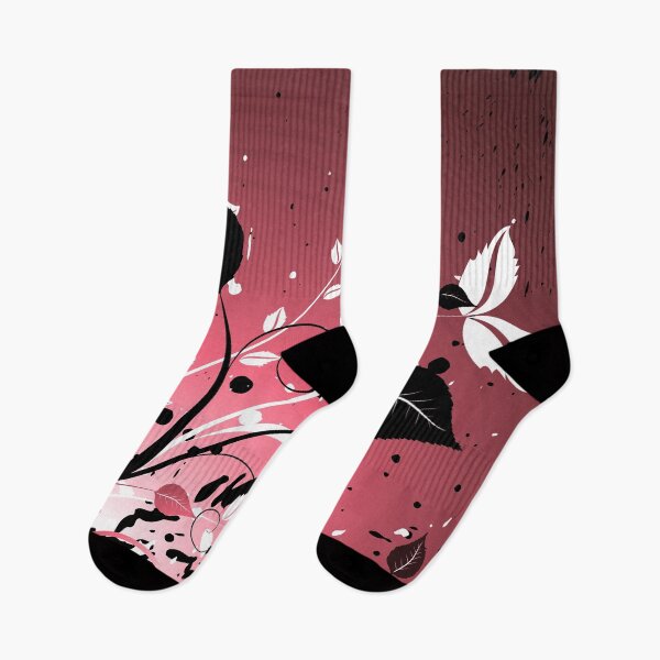 Item preview, Salmon White Grey Floral Art  designed and sold by Tshirtstory.