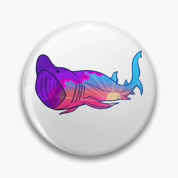 Item preview, Sunrise Basking Shark  designed and sold by Upbeat-Cryptid.