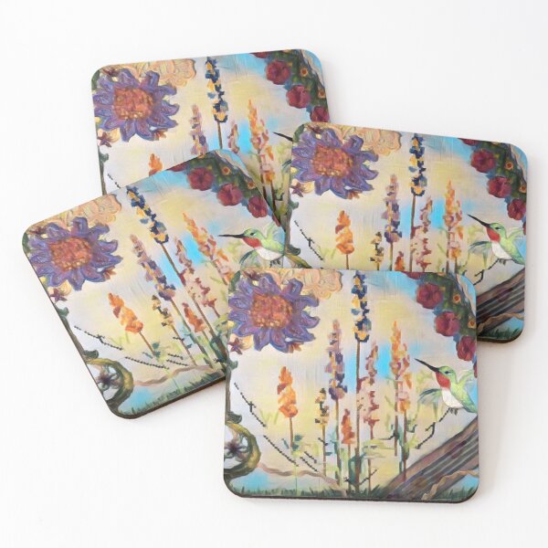 Item preview, Hummingbirds Garden designed and sold by lindosilks.