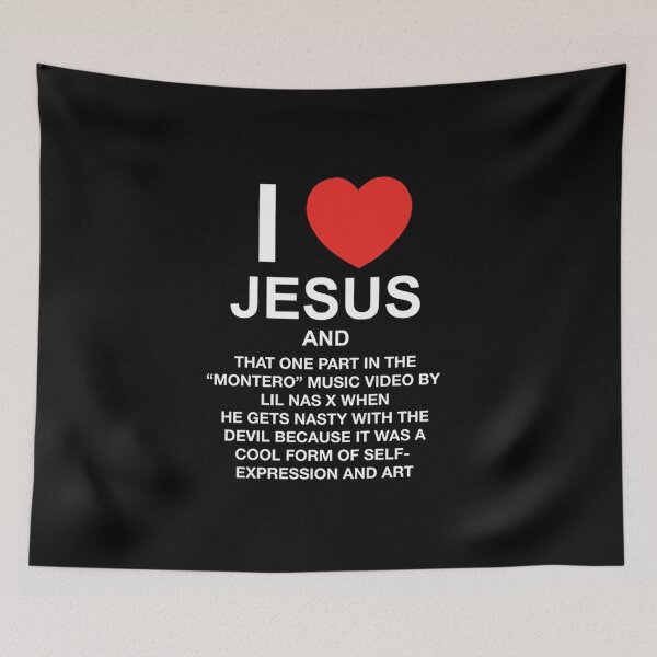 Item preview, I Love Jesus designed and sold by CharlotteK10.