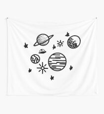 Simple Space Wall Tapestry