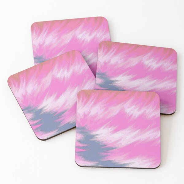 Item preview, Pink Abstract Rising Sea designed and sold by Korroby.
