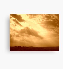 torch from the sky Canvas Print