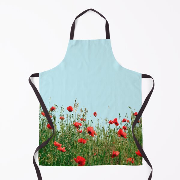 Item preview, Vibrant Red Poppies Green Grass Blue Sky designed and sold by Jaydee001.