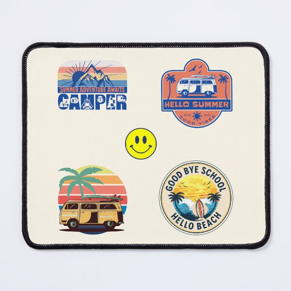 Item preview, Good Bye School Hello Beach Summer Camper designed and sold by JooArtPrints  ★★★★★.