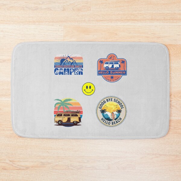 Item preview, Good Bye School Hello Beach Summer Camper designed and sold by JooArtPrints  ★★★★★.