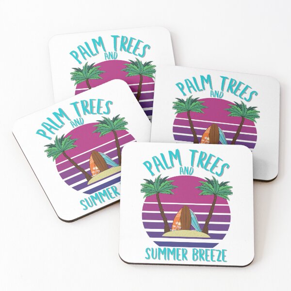Item preview, palm trees and summer breeze vintage sunset by dsrdirect designed and sold by dsrdirect.