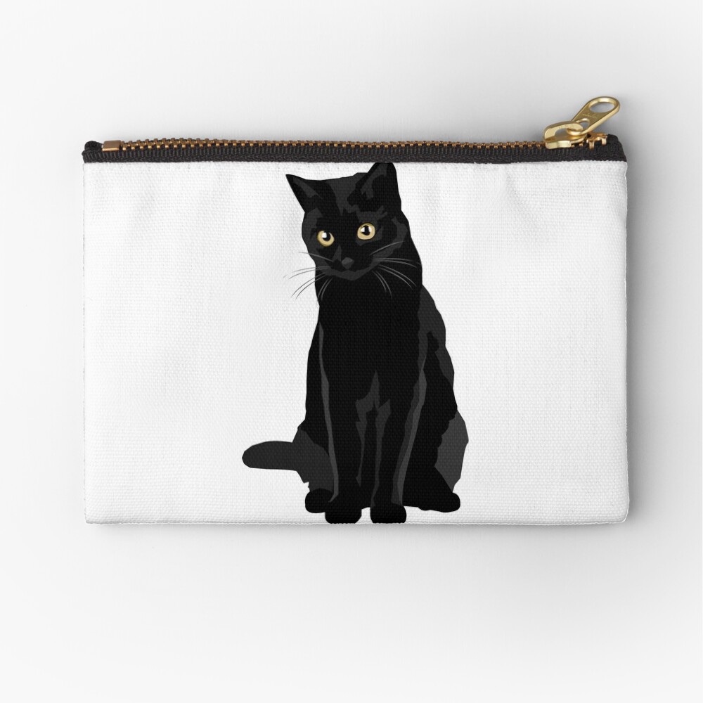 Black Cat Zipper Pouch