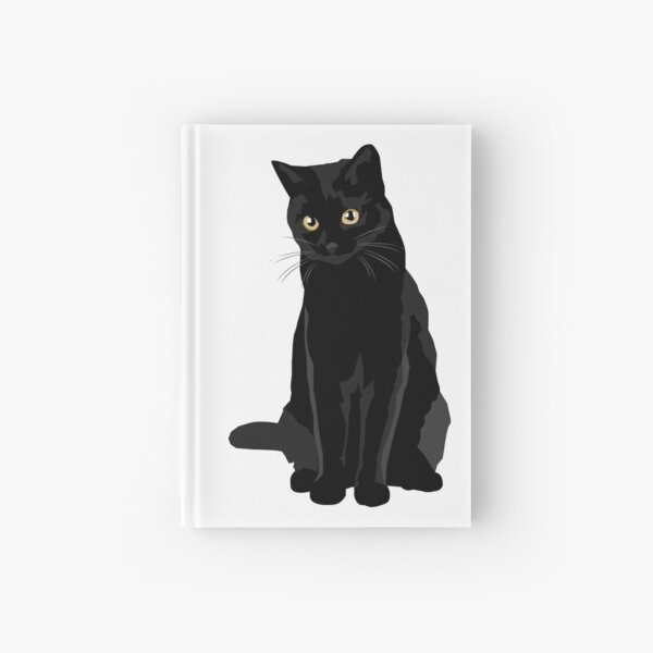 Black Cat Hardcover Journal