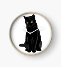 Black Cat Clock