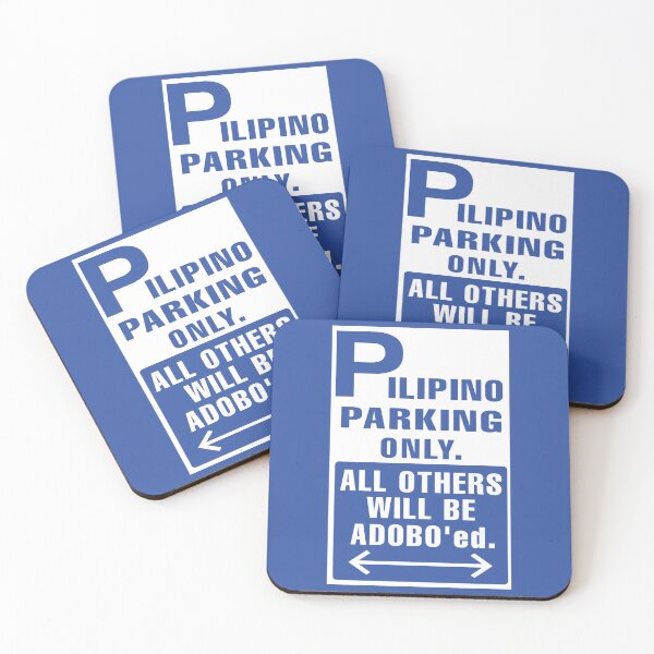 Item preview, FILIPINO PARKING ONLY ADOBO FUNNY SIGN designed and sold by aydapadi.