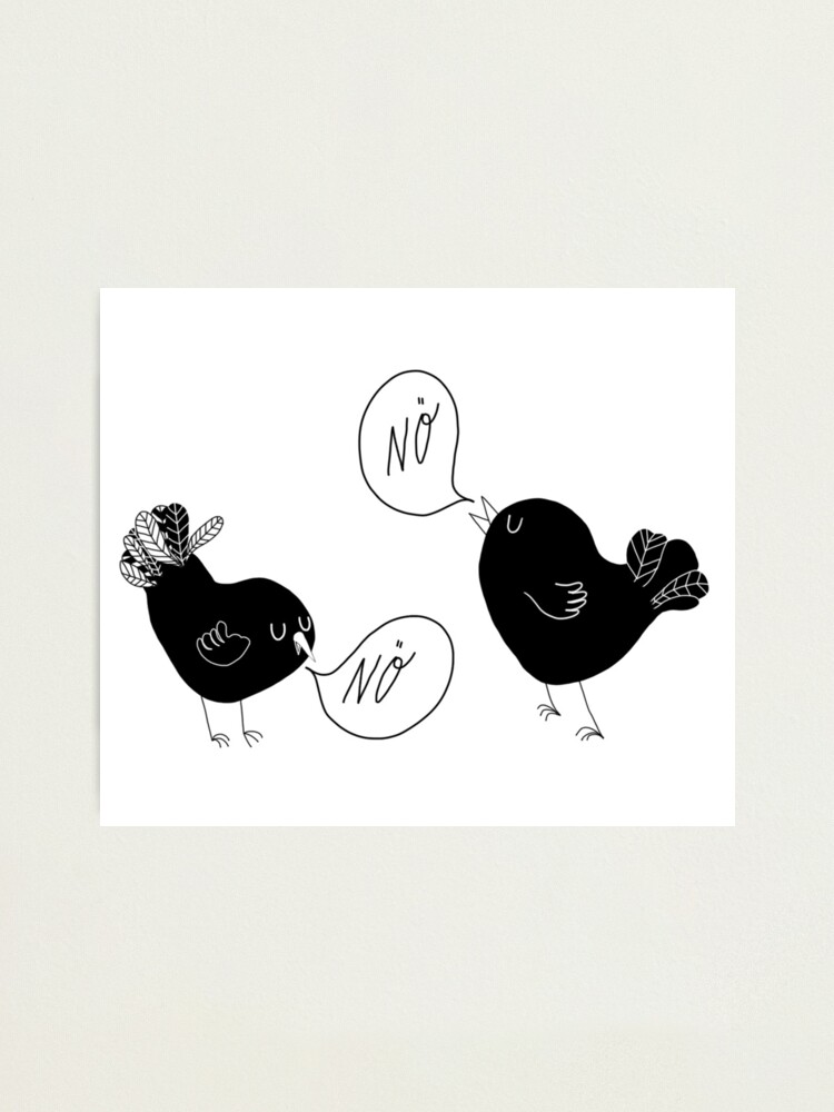 Alternate view of Black Birds. Photographic Print