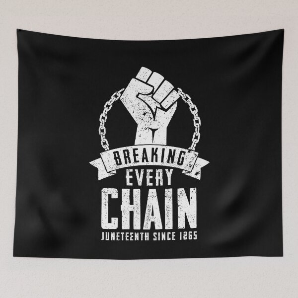 Item preview, Juneteenth Breaking Every Chain Since 1865 Black Freedom designed and sold by ohmier.