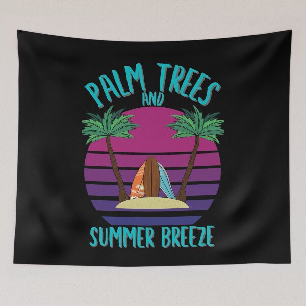 Item preview, palm trees and summer breeze vintage sunset by dsrdirect designed and sold by dsrdirect.