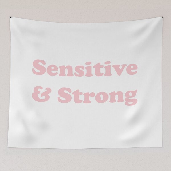 Item preview, Sensitive & Strong designed and sold by TextMeBack.