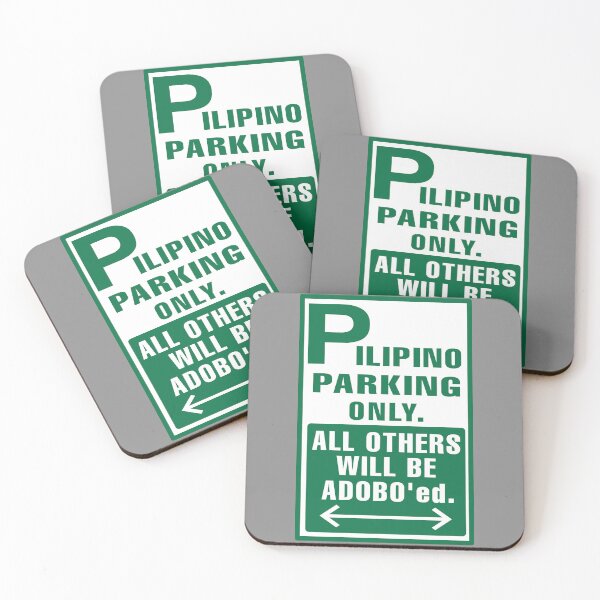 Item preview, FILIPINO PARKING ONLY ADOBO FUNNY SIGN GREEN designed and sold by aydapadi.