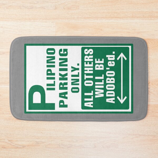 Item preview, FILIPINO PARKING ONLY ADOBO FUNNY SIGN GREEN designed and sold by aydapadi.