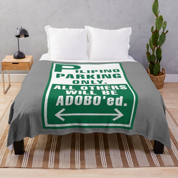 Item preview, FILIPINO PARKING ONLY ADOBO FUNNY SIGN GREEN designed and sold by aydapadi.