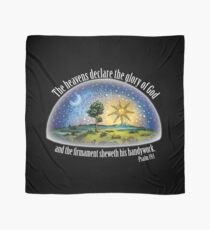 Flat Earth - Psalm 19:1 (The Firmament) Black Scarf