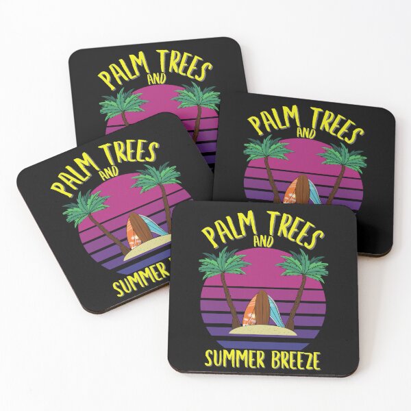 Item preview, palm trees and summer breeze vintage sunset by dsrdirect designed and sold by dsrdirect.