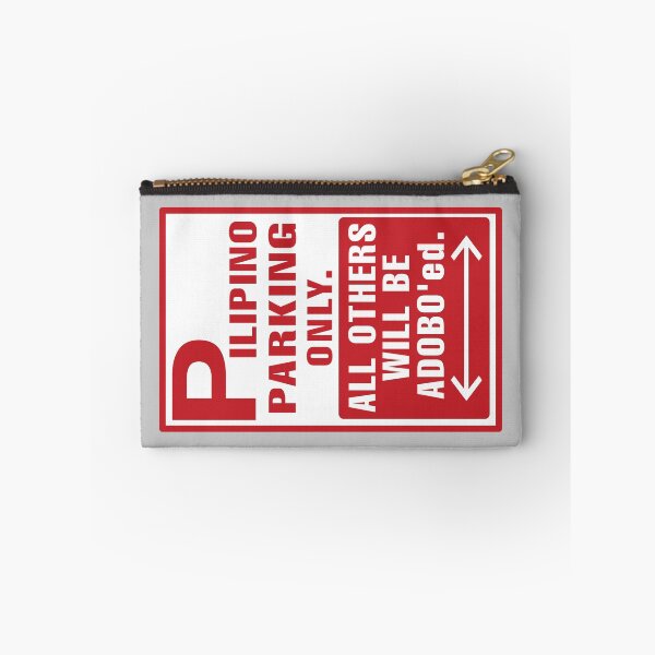 Item preview, FILIPINO PARKING ONLY ADOBO FUNNY SIGN RED designed and sold by aydapadi.