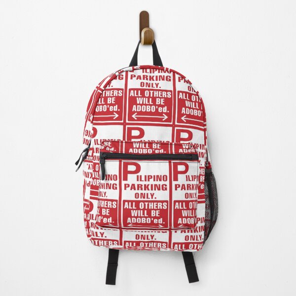 Item preview, FILIPINO PARKING ONLY ADOBO FUNNY SIGN RED designed and sold by aydapadi.