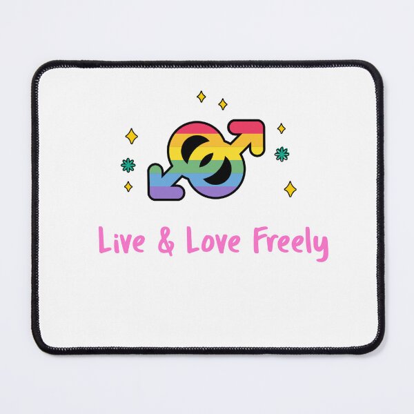 Item preview, Live & Love Freely/ Pride Allyship designed and sold by Verbiage24.