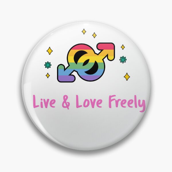 Item preview, Live & Love Freely/ Pride Allyship designed and sold by Verbiage24.