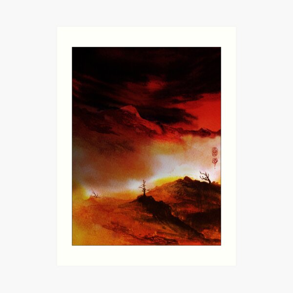 Ember Sky Art Print