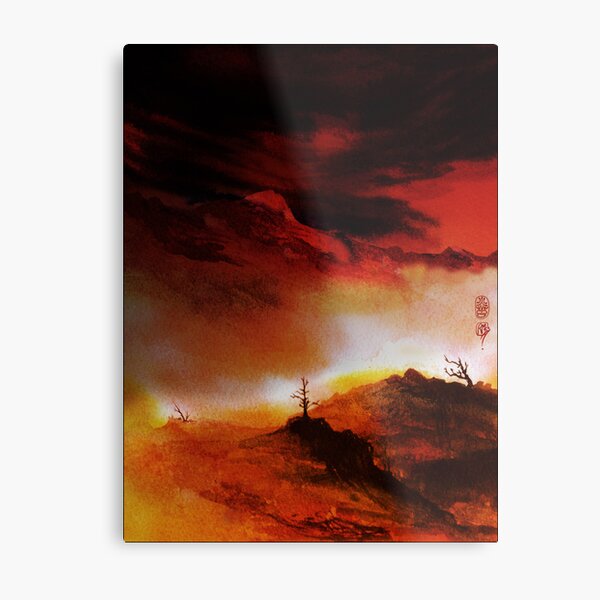 Ember Sky Metal Print