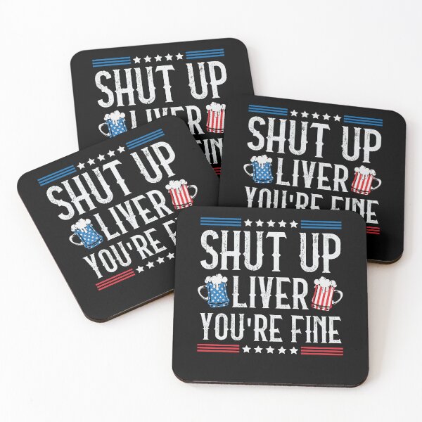 Item preview, Funny 4th Of July American Flag Shut Up Liver You Are Fine designed and sold by ohmier.